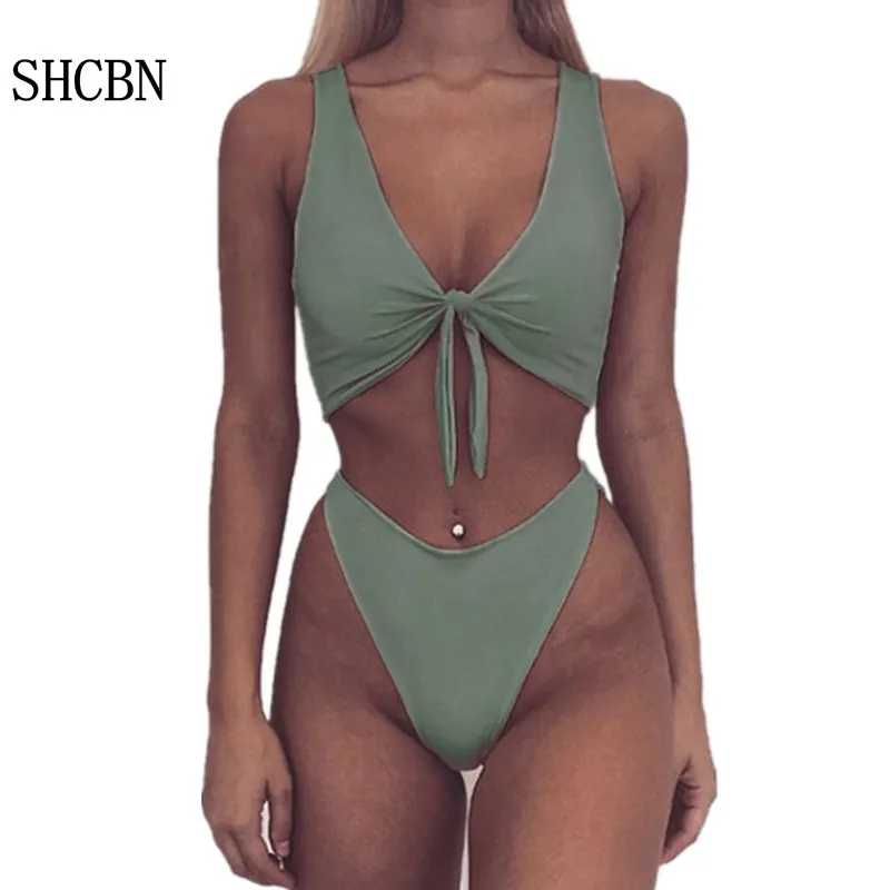 

Swimsuit Women Swimwear High Waist Bikini Set Bandage Swimming Suit for Women Bathers Bathing Suit Female Tankini Beachwear