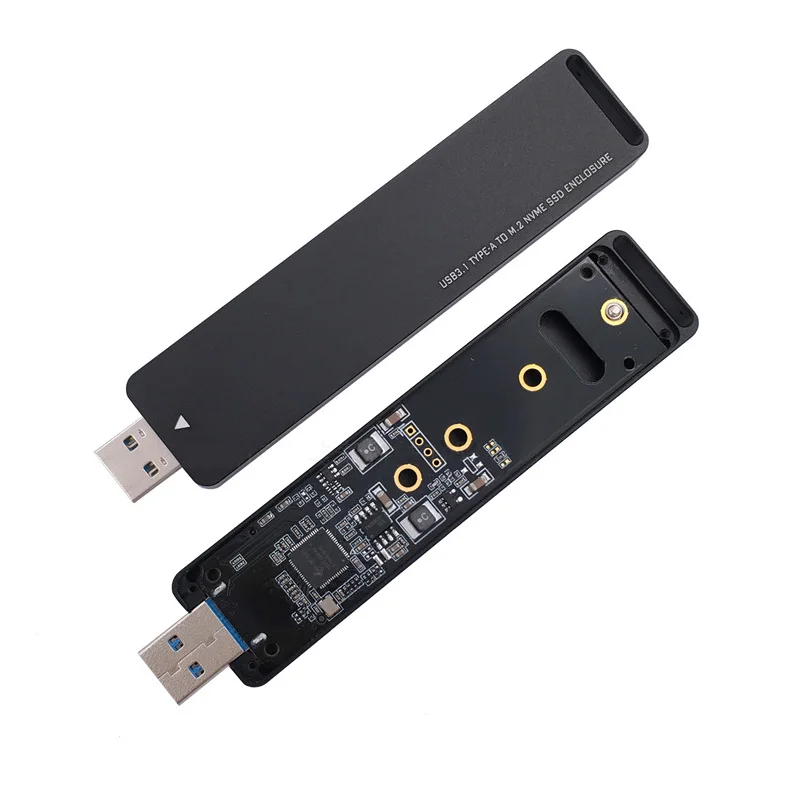 Корпус жесткого диска H1111Z NVME M.2 SSD чехол/корпус USB адаптер M2 коробка USB3.1 Type A к PCI E