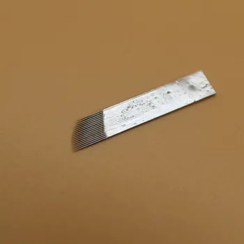 

500PCS 17 pin Eyebrow Tattoo Needles Permanent Makeup Tattoo Blade For 3D Embroidery Manual Microblading Pen