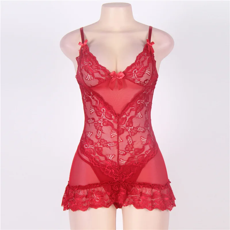 New 2018 5colors women's slips with thongs sheer HOT sexy lingerie erotic costumes free shipping ladies slip dress