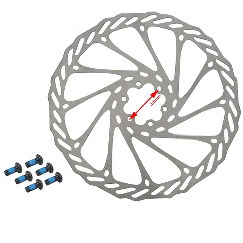 Bike Disc Rotor Stainless Steel Rust-proof Durable Bike Rotors Brake Disc for Folding Bike Road Bike Racing Bicycle MTB