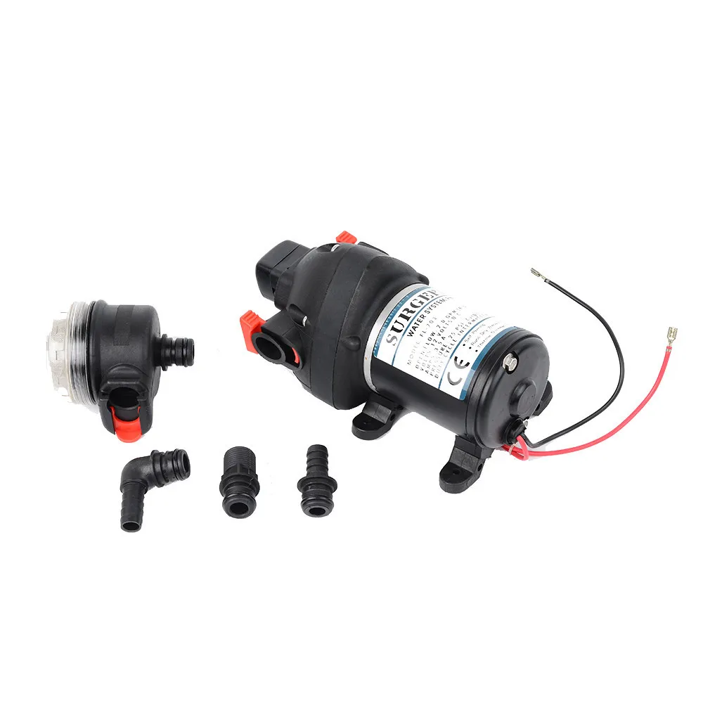 Мембранный насос FL-703 3.5A 25PSI 2.0GPM (8.0LPM) DC12V высокое давление лодка Водяной насос Лифт Погружной Насосы Бесплатная доставка