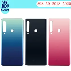 Сзади A9S A920 сзади Стекло Корпус для samsung Galaxy A9 2018 A9 Star Pro A920F задняя дверь Батарея Корпус чехол