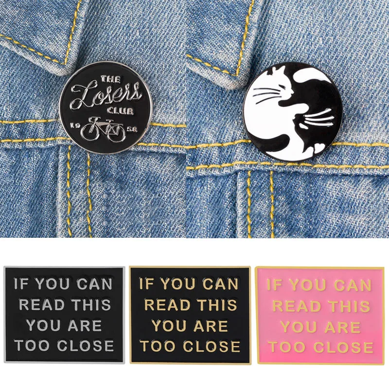 

Fashion Funny Letter Pins Need Personal Space Badges Cool Special Pins Introverts Personality Symbol Brooches Gifts