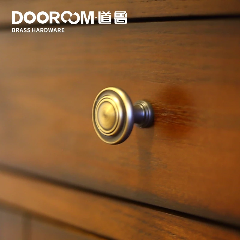 Латунные ручки Dooroom шкаф комод дверь ящик коробка для обуви мебельные простые