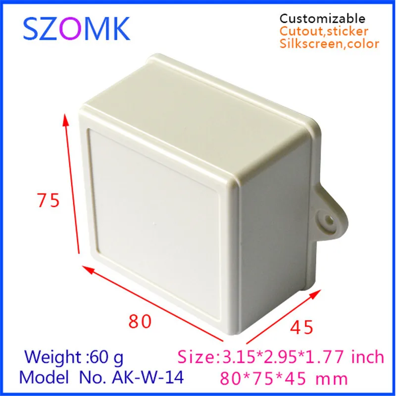 plastic box enclosure electronics junction housing abs plastic instrument enclosure project enclosure housing case szomk diy enclosure (3).jpg