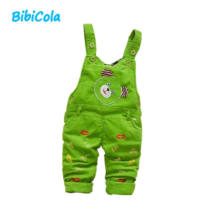 BibiCola baby cotton pants girls overalls infant kids fashion style