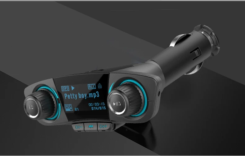 Fm передатчик Bluetooth Car USB Зарядное устройство Aux модулятор громкой связи Car Kit Car Audio MP3 плеер Беспроводной Bluetooth fm-передатчик