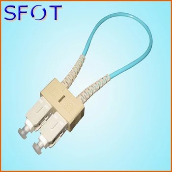 

50pcs/lot, SC Fiber Optic Circuitors SC Circuitors SC Fiber Optic Connectors Loopback, OM3, cable type