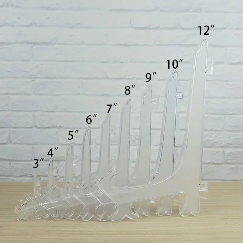 Clear Plastic Easels Or Stand Plate Holders To Display Pictures