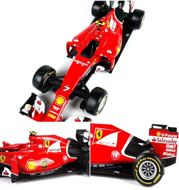 Bburago 1:24 Ferrari F1 производитель авторизованный имитационный сплав модель автомобиля ремесла украшение Коллекция игрушек инструменты