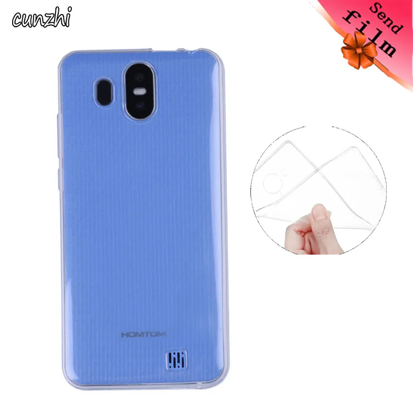 Чехол для HomTom S16 оригинальный мягкий силиконовый чехол ТПУ 5 дюйма (Защитная