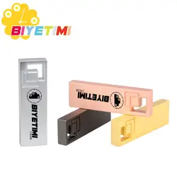 Biyetimi USB Flash Drive цветной металлический Creat 4 GB 8 GB 16 Гб, 32 ГБ, 64 ГБ Высокое Скорость ручка накопитель Memory Stick Флешка флеш-накопитель