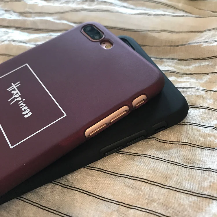 2018 Топ Мода настоящая для Iphone 8 8puls счастье крутая сумка телефона с буквенным