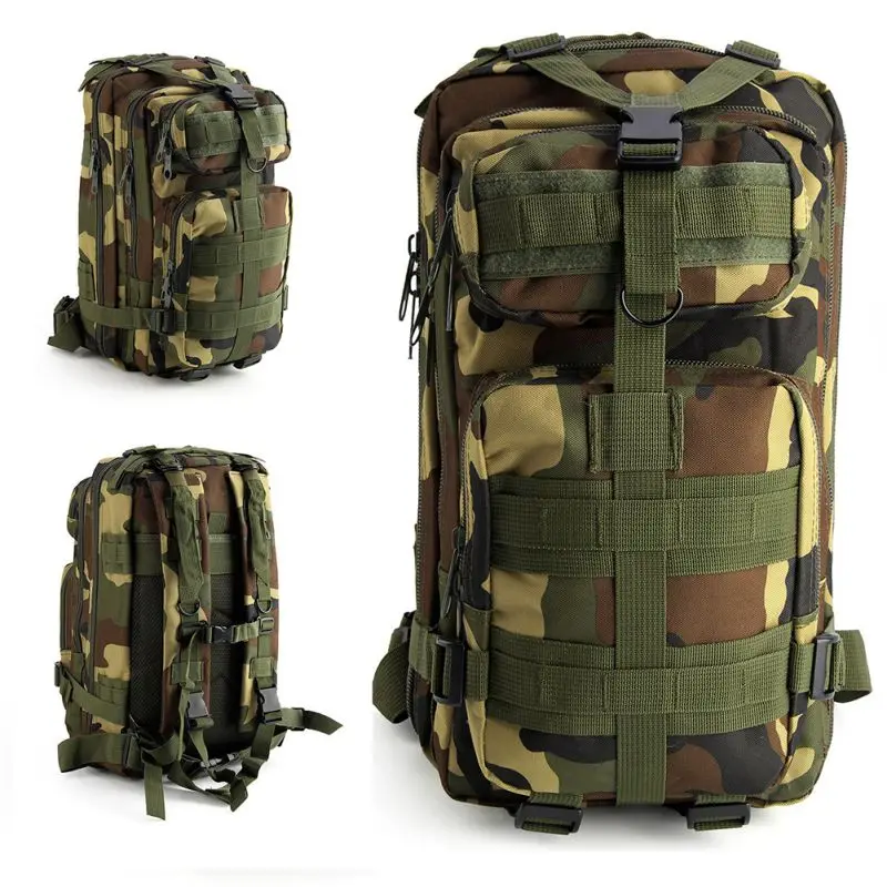 

Hiking Camping Mil-Tec Military Army Patrol MOLLE Assault Pack Tactical Combat Rucksack Backpack Bag Newest