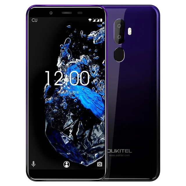 OUKITEL U25 Pro 5," 2.5D Incell дисплей Android 8,1 13MP+ 2MP/5MP мобильный телефон MT6750T Восьмиядерный 4G 64G отпечаток пальца смартфон - Цвет: Purple