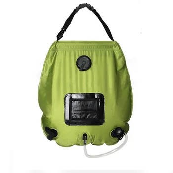 

Solar Shower Bag 5 Gallon with Removable Hose for Outdoor Camping Swimming Hiking YA88