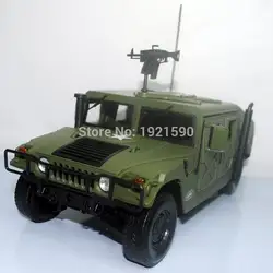 1/18 масштаб США Hummer Battlefield Vehicle SUV литая модель металлическая модель автомобиля игрушка новая в коробке для коллекции/подарка/детей
