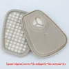 2/4/10 Pairs Dust Filter Adapter Fit 6000 7000 Series Gas Mask Respirator with Dust-proof Cotton Filter ► Photo 2/6