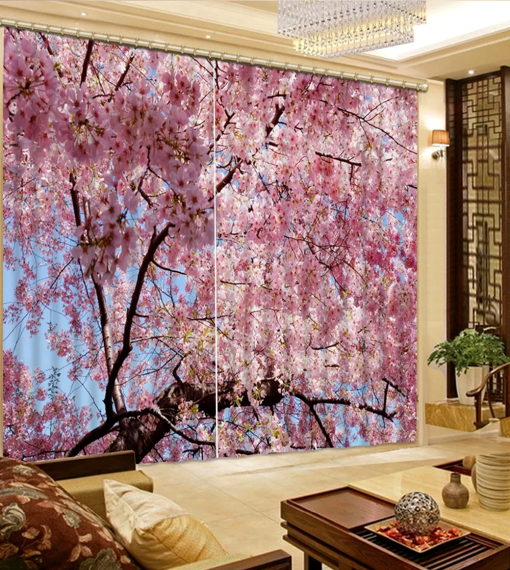 

NoEnName_Null 3D Printing Curtains Hight Quality Blackout Cortians Full Light Shading Bedroom Room Curtains Cortina CL-D095