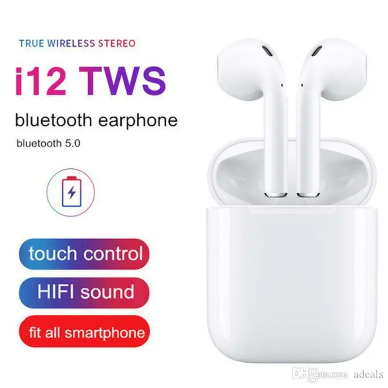 

Newest I12 TWS Bluetooth 5.0 Earphone Air Pods Wireless Earphones Touch Control Earpods Airpod Auriculares Bluetooth Inalambrico