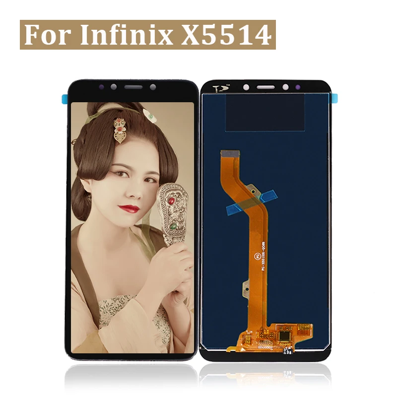 Lcd для Infinix Smart 2 Pro X5514 дисплей X5514D экран с сенсорным дигитайзером Assambly lcd ремонт