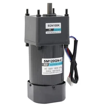 120W AC speed control motor micro gear reducer motor single phase 220V large torque positive and negative motor 120w ac motor 5ik120rgn c without gear head and speed control and capacitor is inside of motor