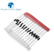 TZT 100 шт 1N5817 1N5819 1N5399 1N4937 1N4004 выпрямительный диод Шоттки 1N4001 1N4007 UF4007 HER107 FR207 FR157 FR107 RL207 DO-41