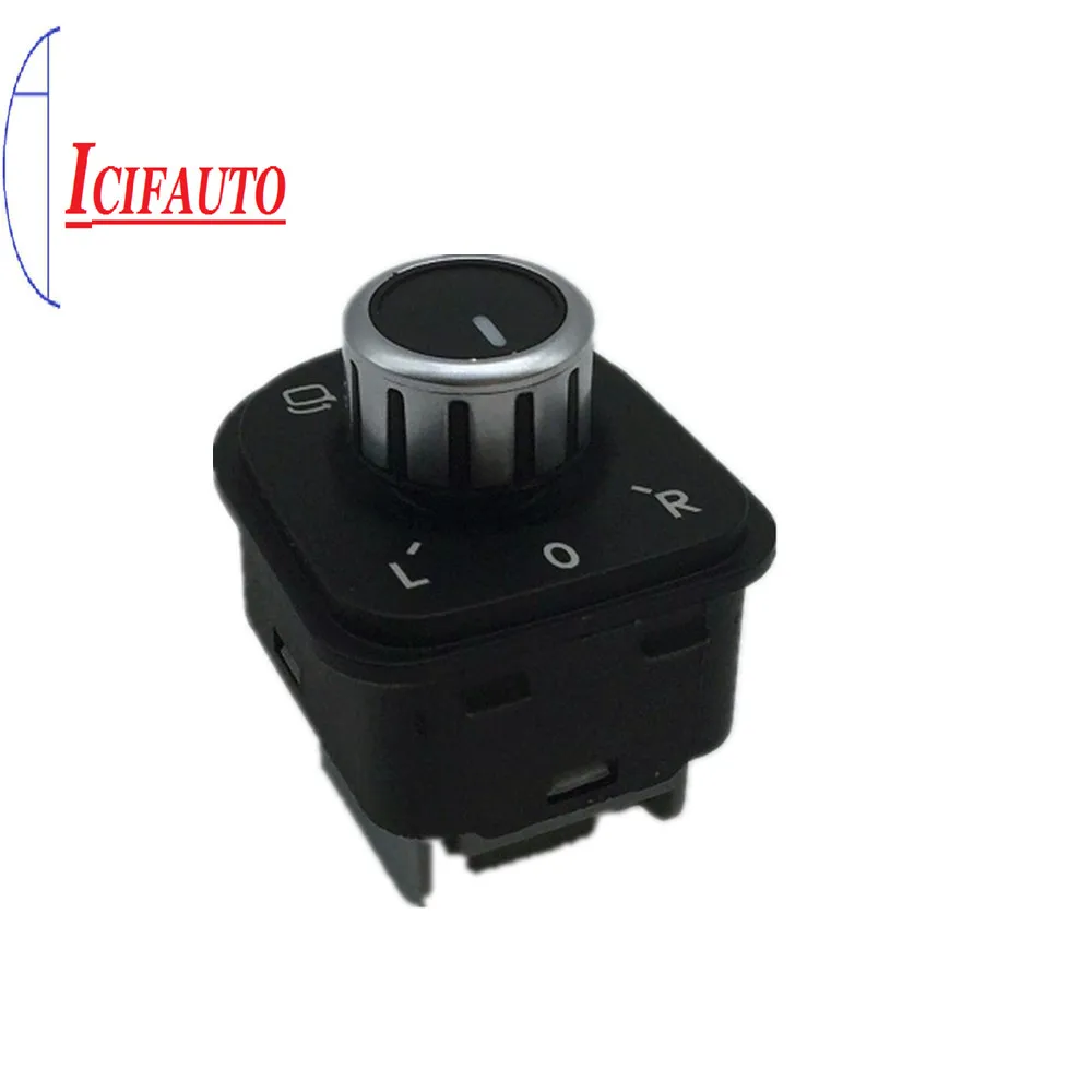 

5K0959565 5ND959565A 3C8959565A Chrome Mirror Control Switch Adjust Knob For VW Volkswagen Jetta Golf mk5 mk6 B6 tiguan CC SHARA