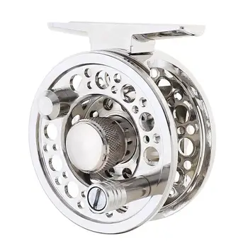 

Silver Full Metal Die Casting 60# 2+1BB 1:1 Fly Fishing Reel Fishing Tackle Raft Ice Reel