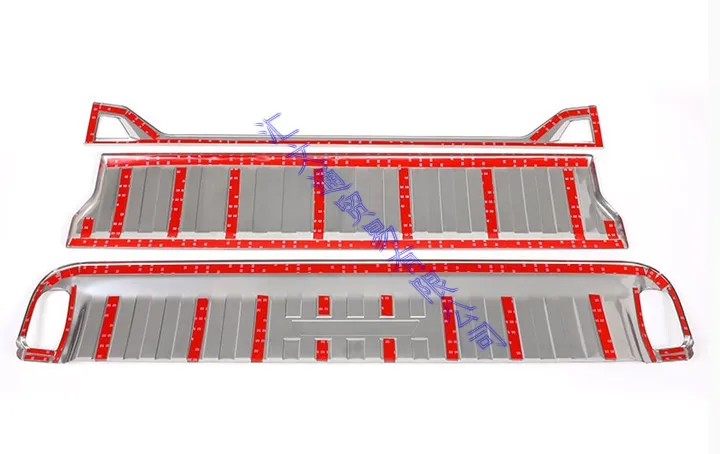 Для BMW X5 G05 Нержавеющая сталь задний багажник накладки для порогов автомобиля крышка литьевая гарнитура дешевый комплекс 3 шт