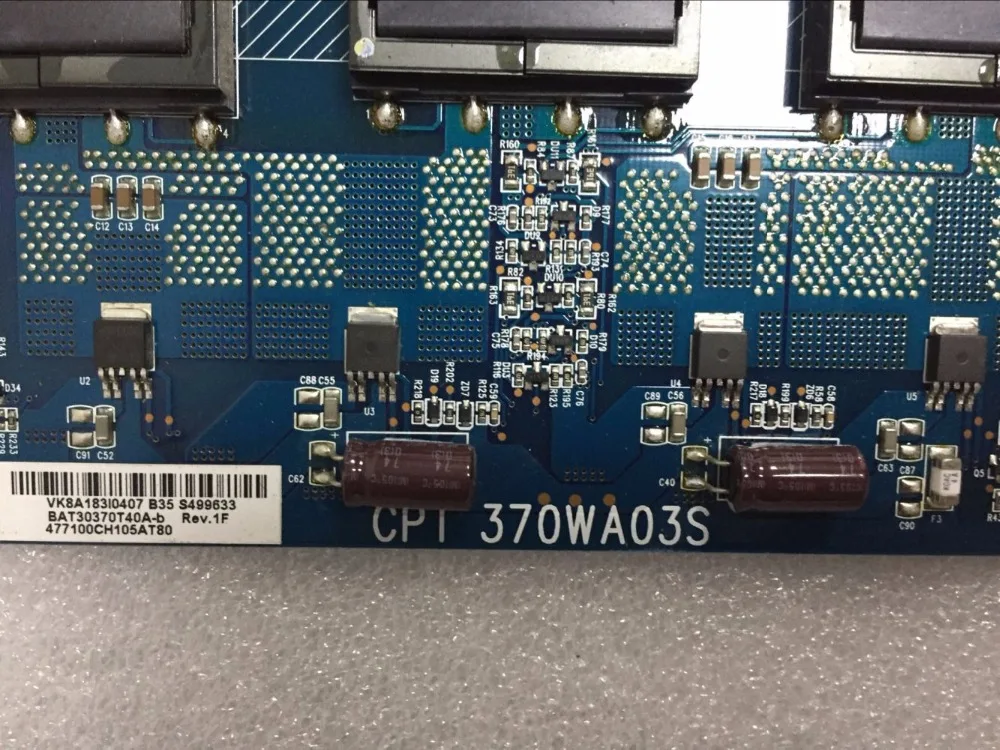 power board for 4H.V1838.491/B1 4H.V1838.491/B INVERTER BOARD Model:V183-XXXA E206453 FOR LCD SCREEN CPT370WA03S