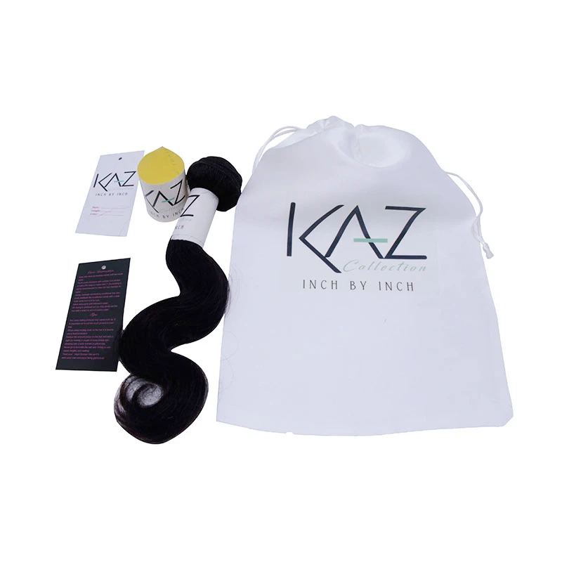 Заказной печатный логотип набор для упаковки волос Bonnets/сумки/бирки/коробка/лента для волос/наклейка пучок волос обертывания и бирки на волосы