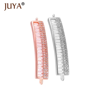 

Jewelry Making Supplies Luxury CZ Rhinestone Crystal Connectors Pendant For Diy Bracelet Necklace Earring Accessories Parts
