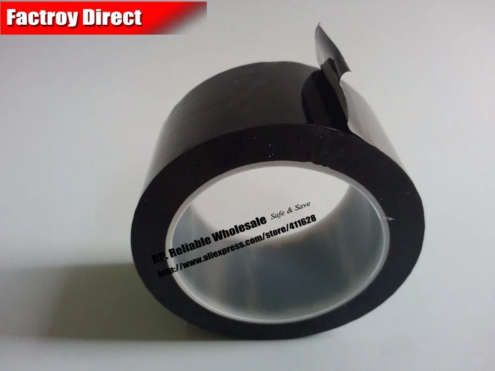 100mm-width-66m-long-single-side-sticky-insulating-black-mylar-tape-for-transformers-fireproof