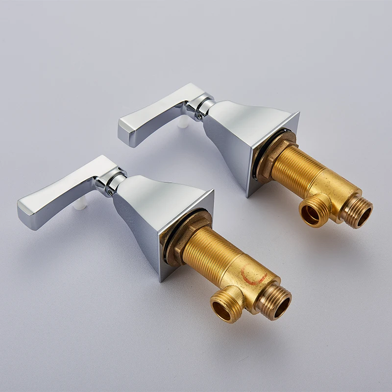 Chrome Brass Switch Valve For Basin Faucet Shower Mixer Bathtub Set Control | Обустройство дома