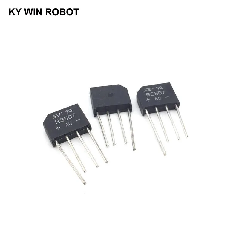 5A 700V diode bridge rectifier RS507 5PCS diode bridge rectifier,rectifier diodes,electrical rectifier diodes