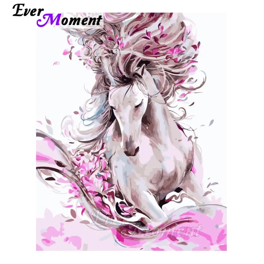 

Ever Moment Diamond Painting Full Square Drill House Cross Stitch Decoration For Home Diamond Embroidery Picture Mosaic S2F754