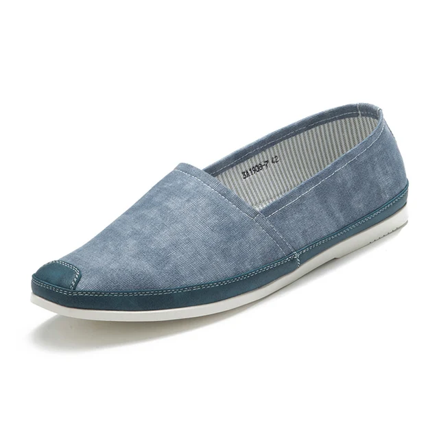 Summer Men'S Blue/Beige/Black Slip-On Flat Shoes Fashion Casual Breathable Loafers For Mans 3A1908 Summer Men'S Blue/Beige/Black Slip-On Flat Shoes Fashion Casual Breathable Loafers For Mans 3A1908