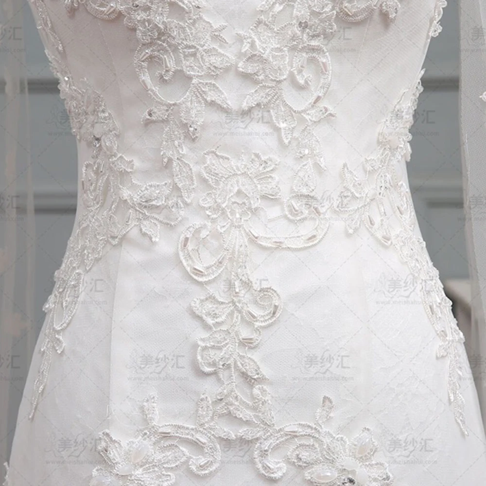 Vestido De Noiva Sereia изготовленное на заказ Бисероплетение Жемчуг Кристалл Аппликации