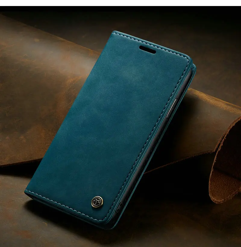 Magnetic Leather Phone Case For iPhone 12 13 11 Pro XS Max X XR SE 2020 8 7 6 6S Plus 5S Wallet Cover For Samsung S21 S20 Coque phone pouch case