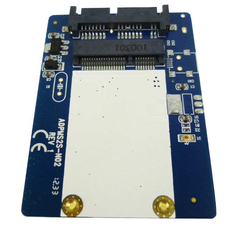 20pcs/lot MSATA SSD to 1.8" Micro SATA Converter Card Micro Sata to Mini Sata Adapter