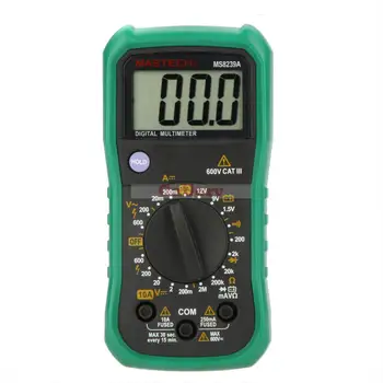 

MS8239A LCD Mini Digital Multimeter DMM AC/DC Voltmeter DC Ammeter Ohmmeter Meter Tester w/ Battery Test Professional