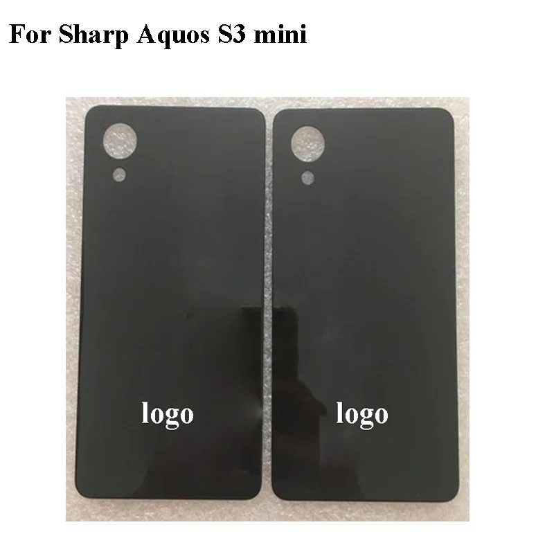 

2PCS high quality With LOGO Battery Back Cover For Sharp Aquos S3 mini FS8018 s3mini battery back Housing Door Case S 3 Mini
