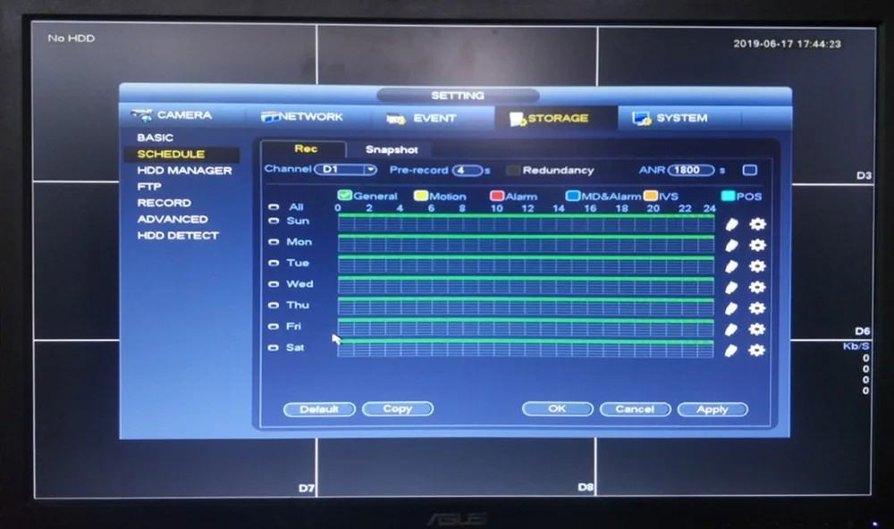 Dahua NVR 4K 8CH видео регистратор NVR5208-8P-4KS2 tripwire распознавание лица 8 POE 4K & H.265 до 12 Мп 3D AI поиск