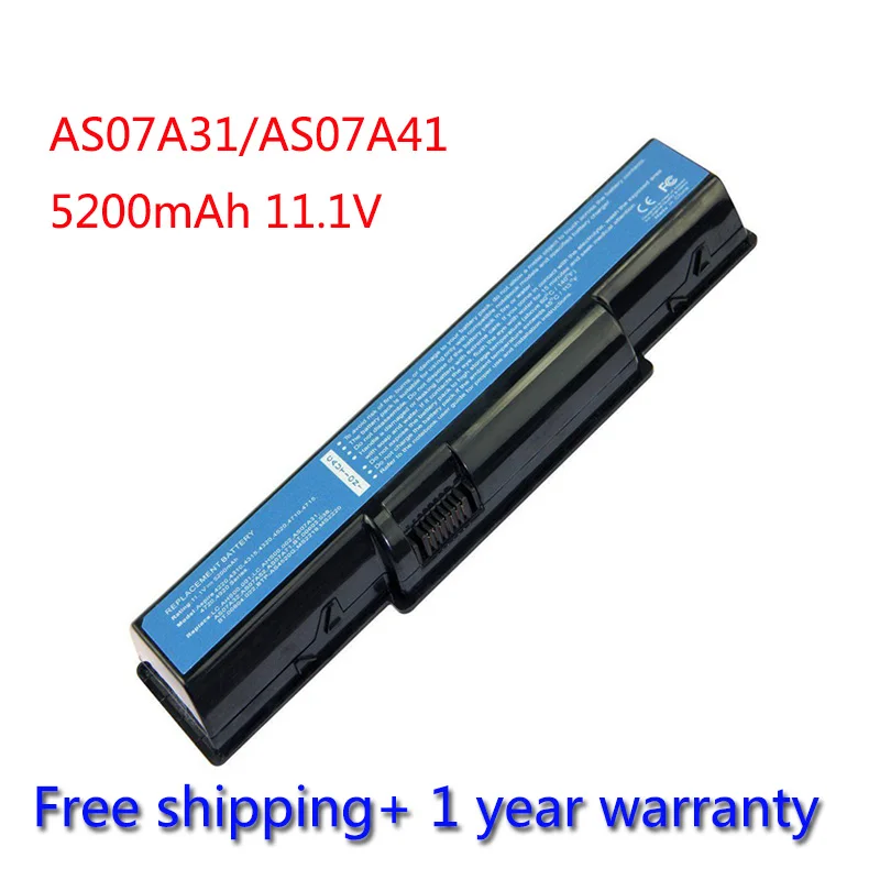 7XINbox 6Cell AS07A31 AS07A32 AS07A41 батарея для Acer Aspire 5517 5734 5738 5541 5740 5735 5535 AS07A51 AS07A42
