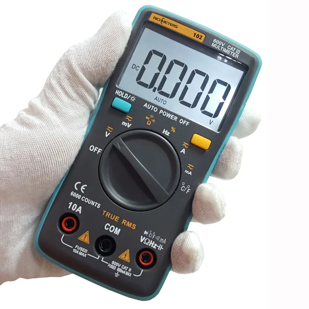 Digital Multimeter RM102 101 409B Multimetro DC AC Voltage Current Meter Resistance Diode Temperature Tester Ammeter Voltmeter Digital Multimeter RM102 101 409B Multimetro DC AC Voltage Current Meter Resistance Diode Temperature Tester Ammeter Voltmeter