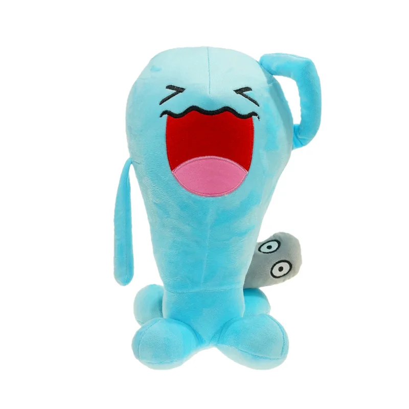 

TAKARA TOMY POKEMON 30cm Cartoon Anime Characters Wobbuffet Stuffed Plush Toys Funny Pokemon Plush Doll Toys Gifts for Kids