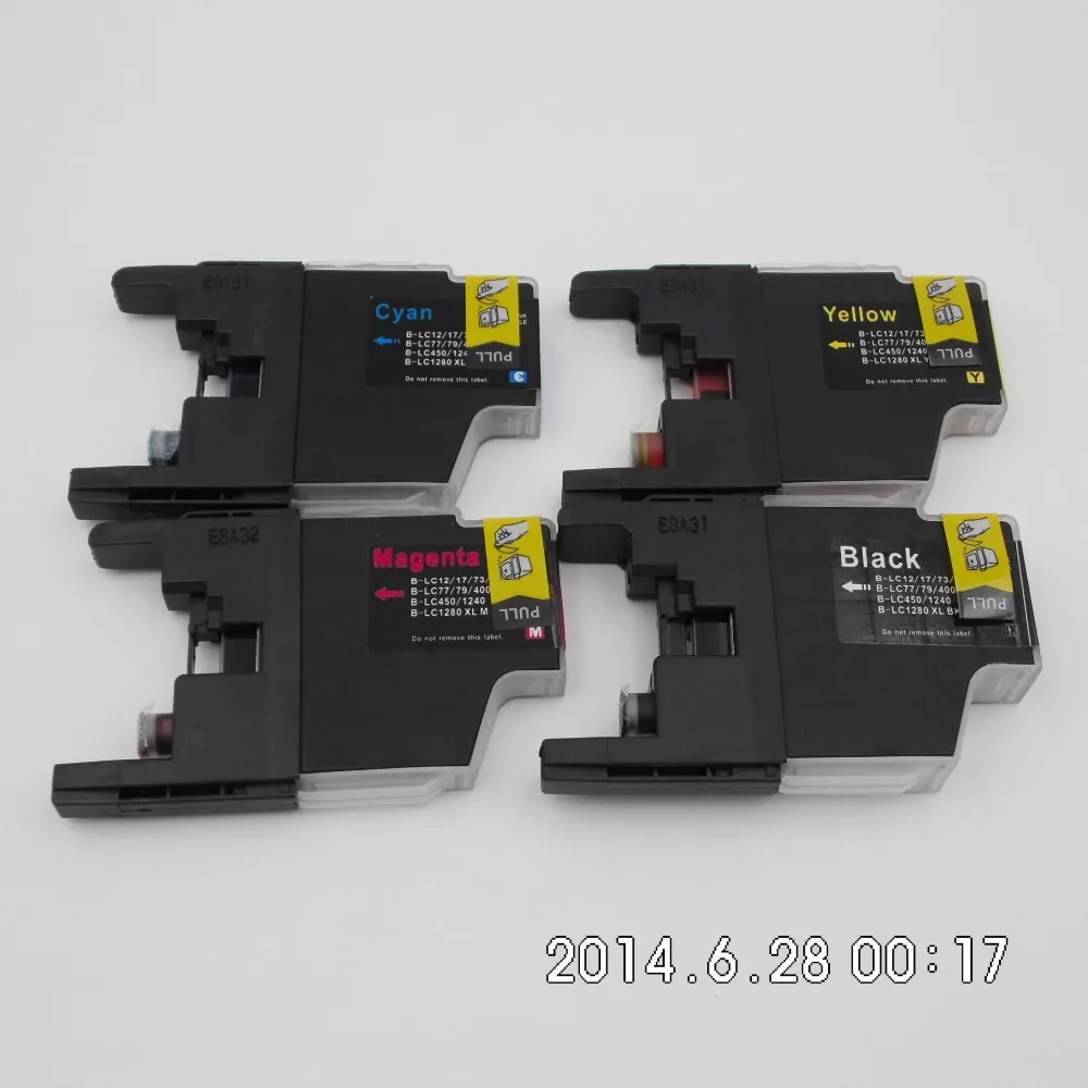

4set of 16pcs Ink Cartridge LC71 LC73 LC75 for BROTHER MFC-J6510DW, DCP-J525W, DCP-J725DW, DCP-J925DW, MFC-J280W, with full ink