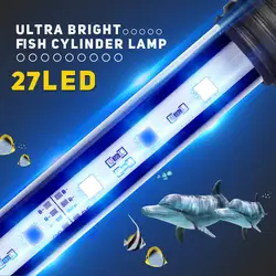 Штепсельная Вилка европейского стандарта подводный для аквариума светодиодный свет лампы аквариума светодиодный свет полосы 19 см 29 см 39